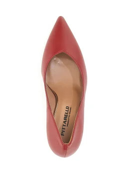 Décolleté Rosse Con Tacco 8 cm Made In Italy Pittarello 3354
