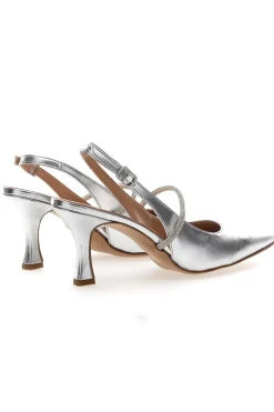 Décolleté Slingback Argento Made In Italy PITTARELLO Couture 8309