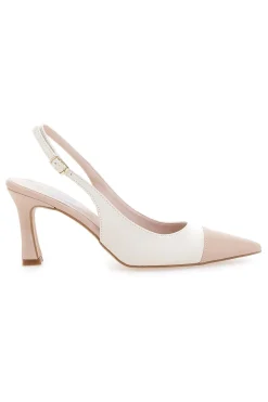 Décolleté slingback Nude Panna con Punta Nude PITTARELLO LOVE 256