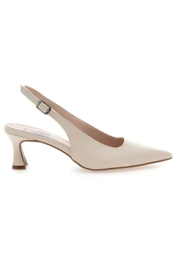 Décolleté Slingback Panna a Punta Made in Italy PITTARELLO LOVE 503