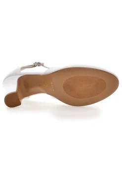 Decolleté Bianche Con Cinturino Pittarello Romantic 4569