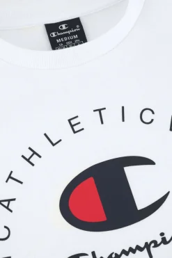 Felpa Bianca girocollo senza cappuccio Champion Crewneck Sweatshirt