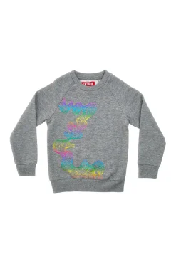 Felpa Girocollo con Stampa Olografica PITT KIDS 6032