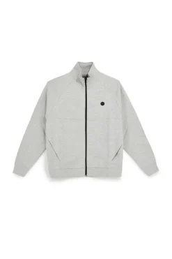 Felpa grigia con zip e collo alto Boardman Alpha pt-m-t-9072