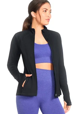Felpa Nera con Cerniera Centrale SHECKERS GO WALK Jacket