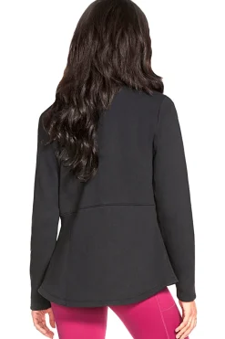 Felpa Nera Con Cerniera SKECHERS GO SNUGGLE Jacket