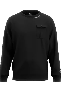 Felpa nera con tasca frontale e girocollo Joma Urban Street Sweatshirt