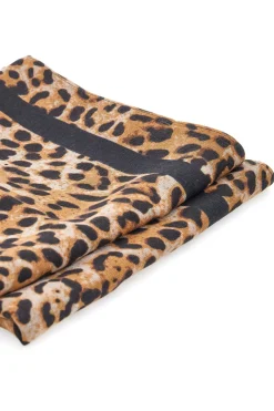 Foulard animalier con banda centrale nera Laura Biagiotti LB25W217-20