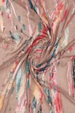 Foulard Beige Da Donna GianMarco Venturi 62929