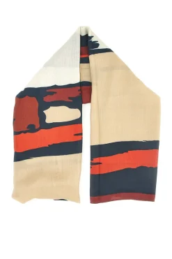 Foulard multicolore con motivo astratto Roncato 46,003,31