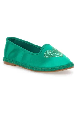 Friulane Verdi con strass Pushy Wamp 210862