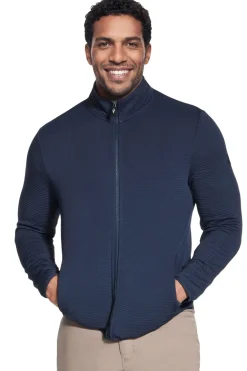 Giacca blu con zip Skechers Hoodless Hoodie Ottoman