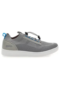 Graue Sneakers mit Mesh-Obermaterial und elastischen Schnürsenkeln MARES MRS23307F