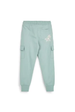 Grüne Hose mit Cargotaschen Pitt Kinder PT-G-F-9005