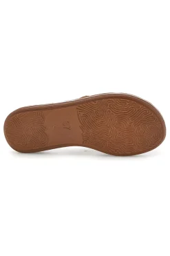 Grüner Flip-Flop mit Schmucksteinbesatz Inblu 19 ZO