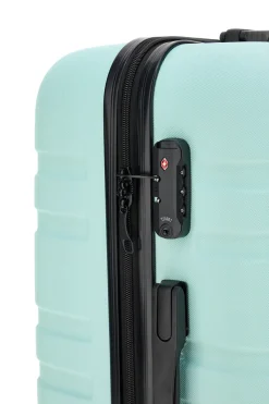 Indigeno Metropolitano 178/P Kleiner blauer Hartschalenkoffer mit TSA-Schloss