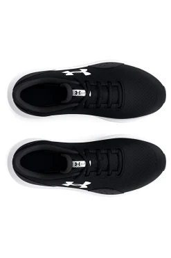 Jungen schwarz Mesh Turnschuhe Under Armour BGS Surge 4