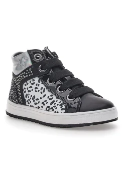 Laura Biagiotti Schwarze mittelhohe Sneakers 15542