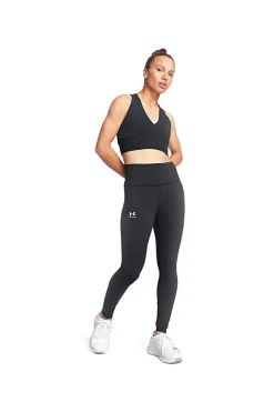 Leggings neri in cotone tecnico con vita alta Under Armour RIVAL LEGGING