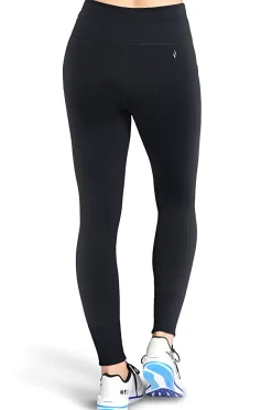 Leggings neri in tessuto go flex con vita regolabile Skechers LG74