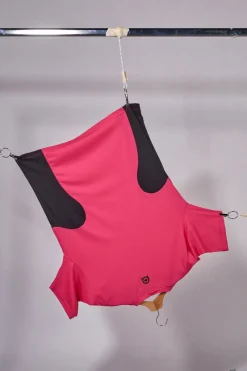 Maglia a Maniche Corte Nera e Fuxia Made in Italy Boardman Alpha 2