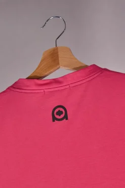 Maglia a Maniche Corte Nera e Fuxia Made in Italy Boardman Alpha 2