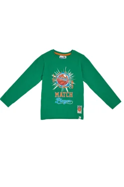 Maglia a Maniche Lunghe Pitt Kids 04012 Verde