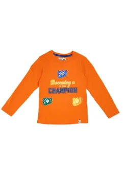 Maglietta Maniche Lunghe Pitt Kids 04028 Arancione