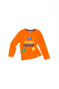 Maglietta Maniche Lunghe Pitt Kids 04028 Arancione