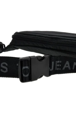 Marsupio nero con logo Tommy jeans 14280