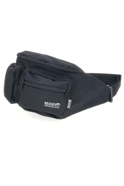 Marsupio nero con tasche zip Indigeno metropolitano IM-21050-A