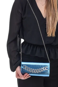 Mini Bag Antracite con Glitter Coveri Collection 0189
