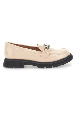Mocassini beige con morsetto GRAZIE 39P241W