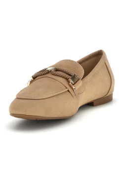Mocassini beige con morsetto Le havre paris TW26S2300812