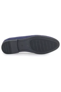 Mocassini Blu a Punta con Fibbia JOHES LAND 218014