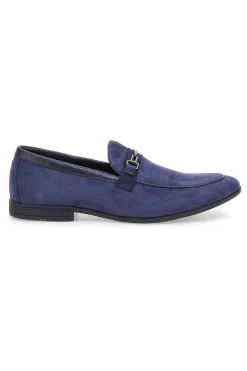 Mocassini blu con morsetto Claremorris 218014