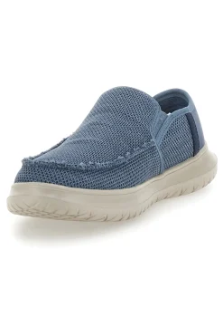 Mocassini Blu con Tomaia in Mesh ROUTE 66 RO51802