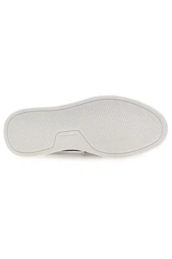 Mocassini caffè slip on con suola bianca Longford C53086