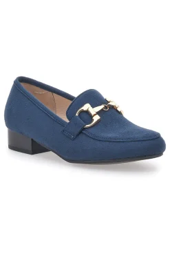 Mocassini con Tacco Blu Energy 1000