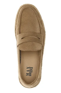 Mocassini Khaki con Dettaglio in Corda MAX DILLAN IY80013