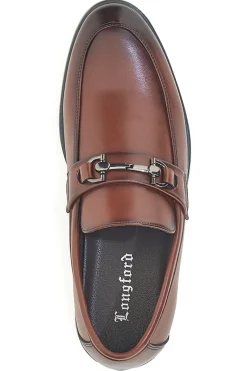 Mocassini marroni con morsetto Longford 9015