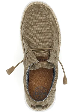 Mocassini Marroni con Rafia e Lacci Elastici MAX DILLAN WALLY BIG CVS
