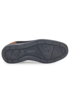 Mocassini Neri Casual Johes Land 411200