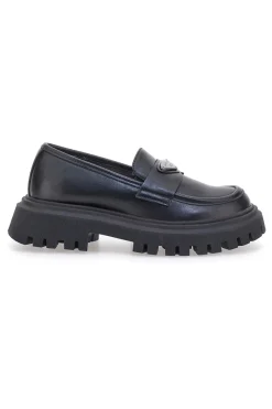 Mocassini neri con suola platform LAURA BIAGIOTTI 92339277