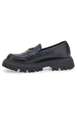 Mocassini neri con suola platform LAURA BIAGIOTTI 92339277