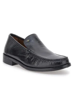 Mocassini Neri in Pelle Claremorris 564