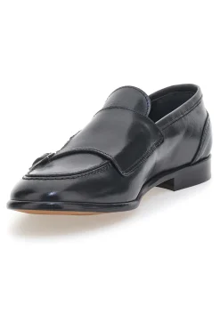 Mocassini Neri In Vera Pelle Made In Italy Pittarello 2371