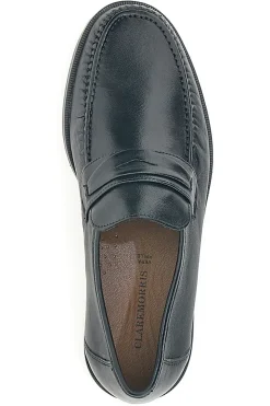 Mocassini Neri In Vera Pelle Claremorris 567