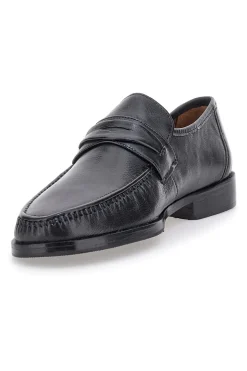 Mocassini Neri In Vera Pelle Claremorris 567