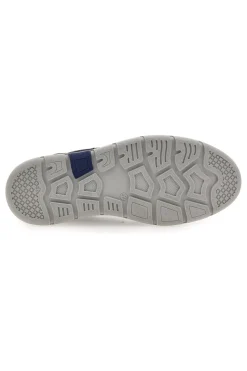 Mocassini Slip on blu con inserti in tessuto Pittarello Eco 26111012